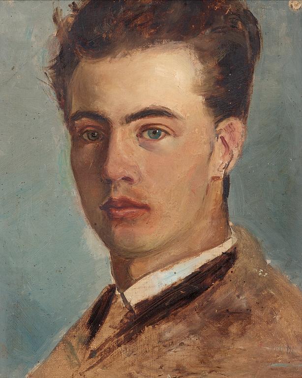 Richard Bergh, "Självporträtt som ung" (Self portrait as a young man).