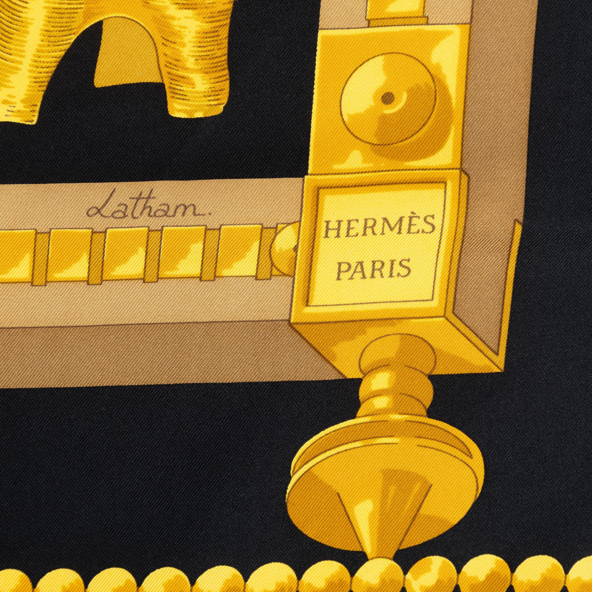 Hermès, scarf, "Cuillers d'Afrique".