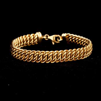 ARMBAND, guld 14k, finska kontrollstämplar 1991. Vikt 18,5 g.