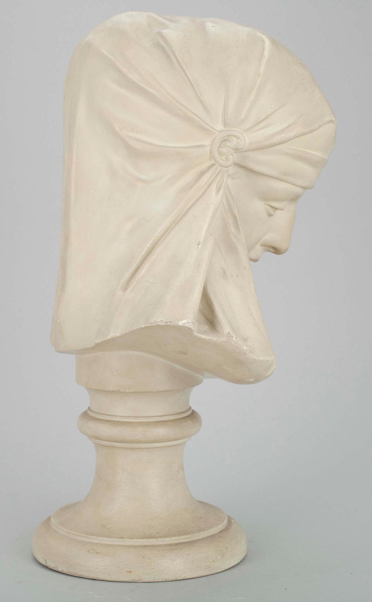 JOHANNES TAKANEN, byst, gips, ej signerad.