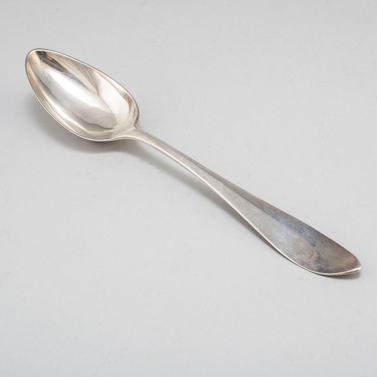 Andreas Rönnov, ragusked, silver, Helsingborg 1819.
