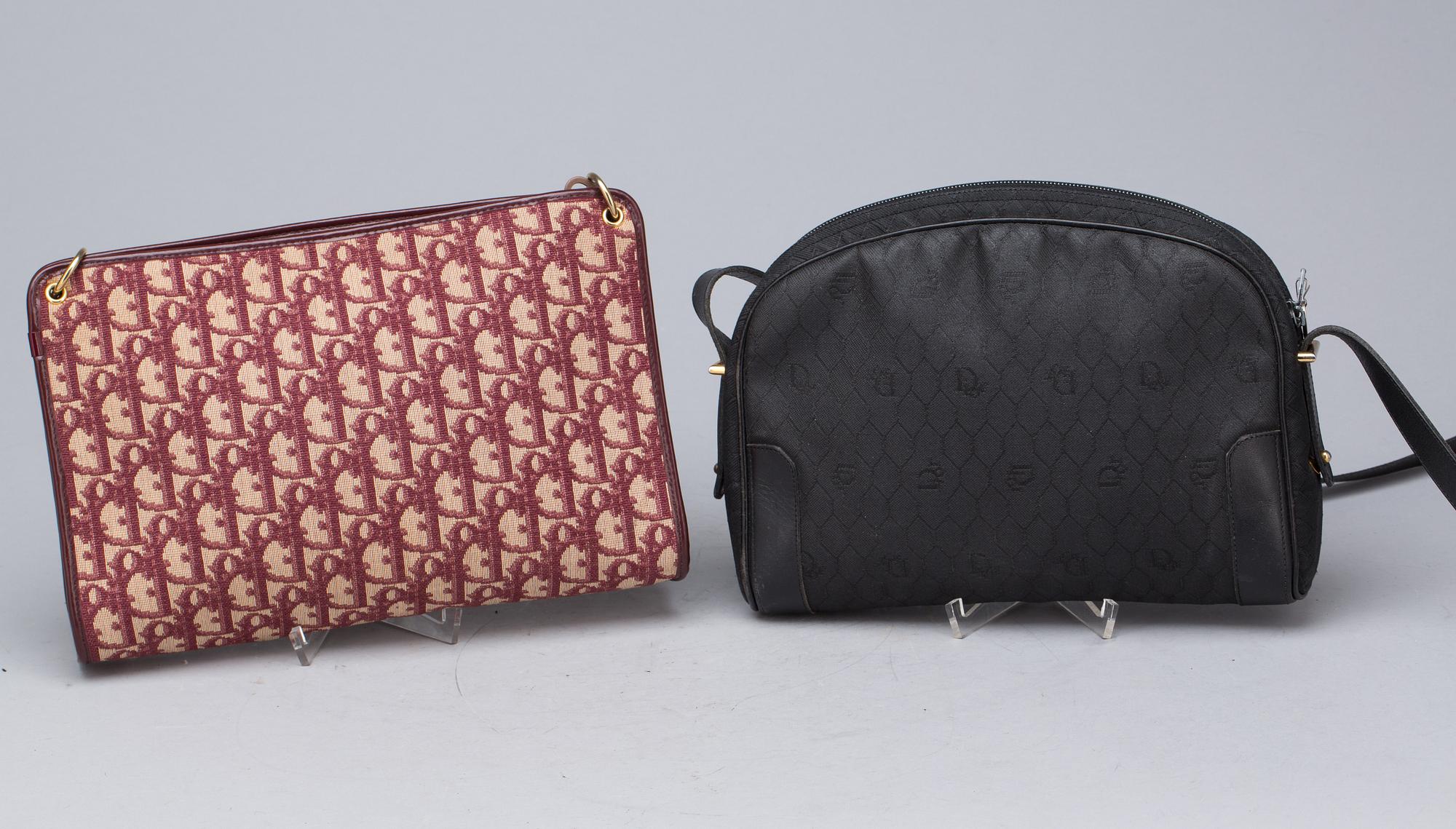 VÄSKOR, 2 st, Christian Dior.
