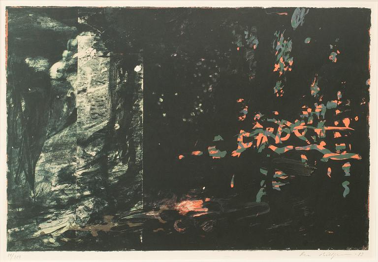 OLA BILLGREN, colour lithograph, signed, numbered 88/200 and dated- 83.