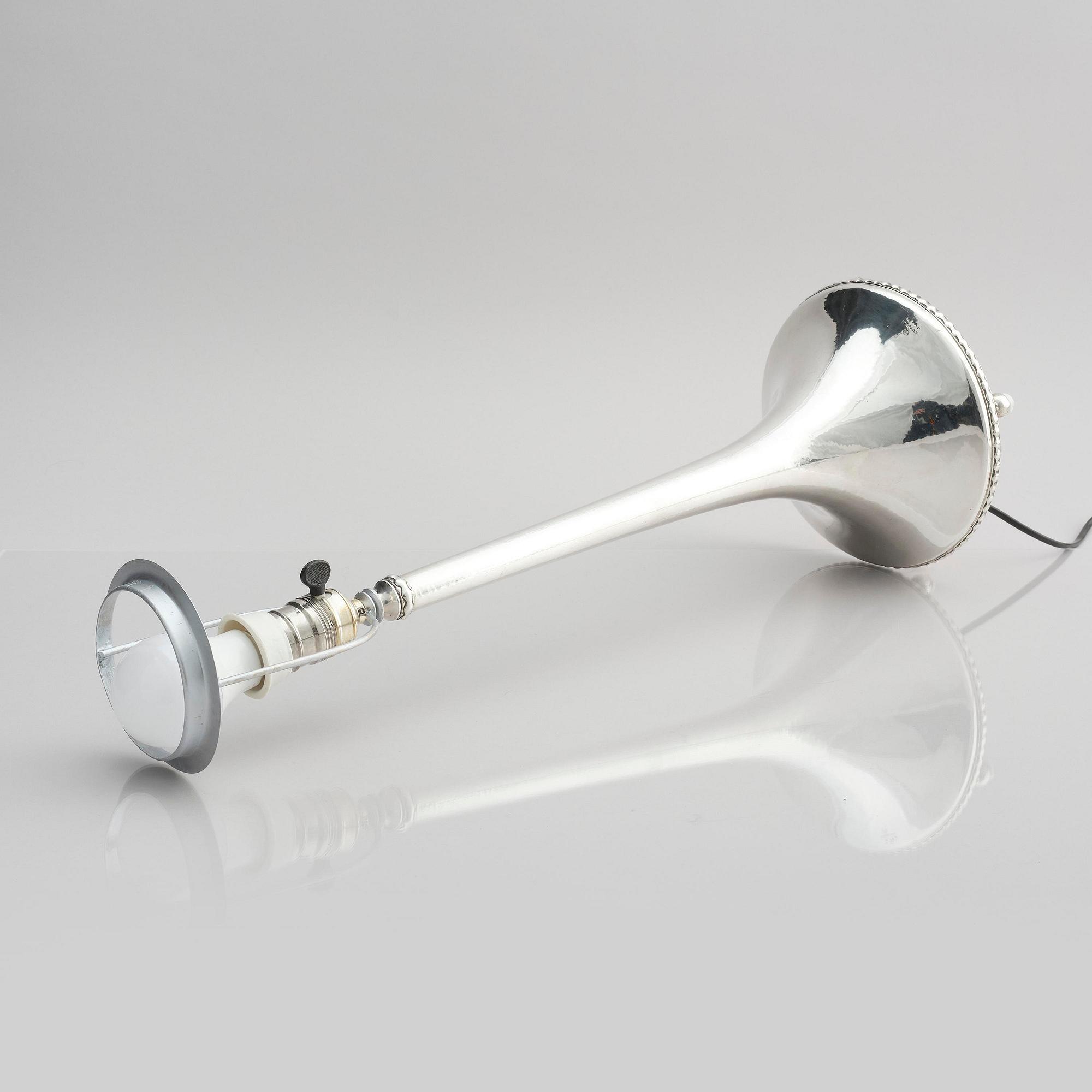 Karl Anderson, a silver table lamp, Stockholm 1917.