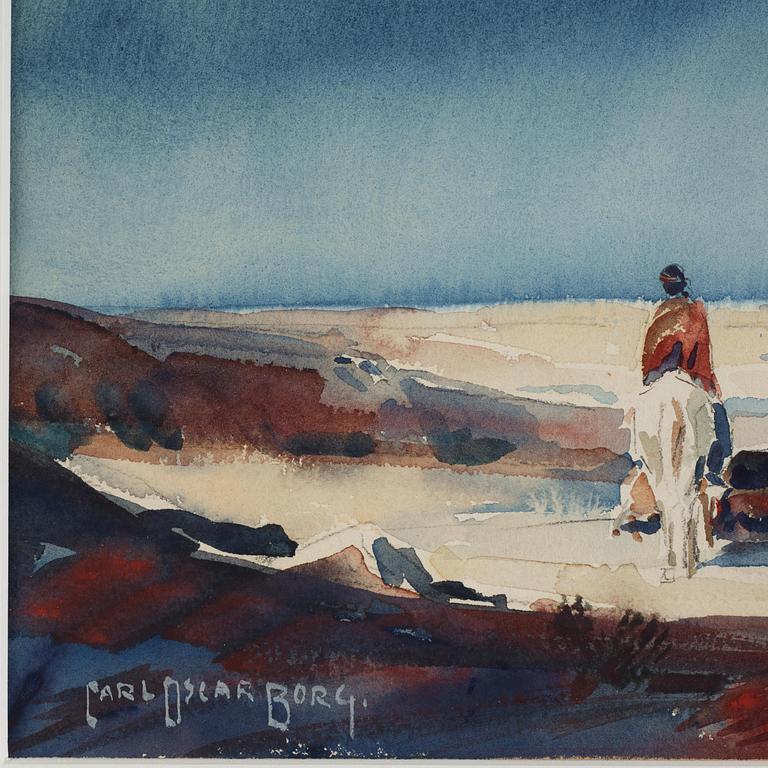 Carl Oscar Borg, "Åskmoln, Arizona" ("Thunderclouds, Arizona").