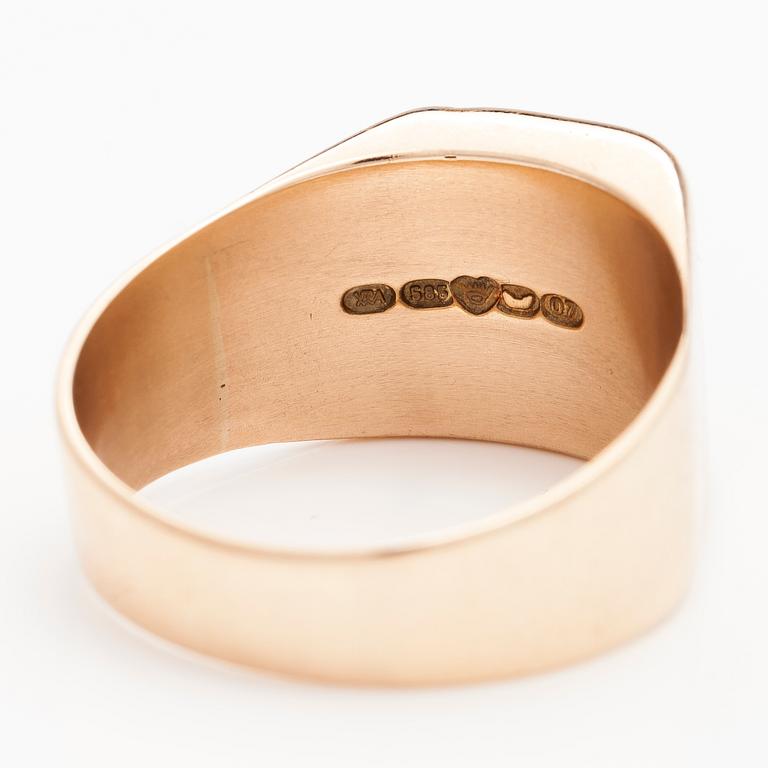 BJÖRN WECKSTRÖM, SORMUS "Vuoret", 14K kultaa. Lapponia 1967.