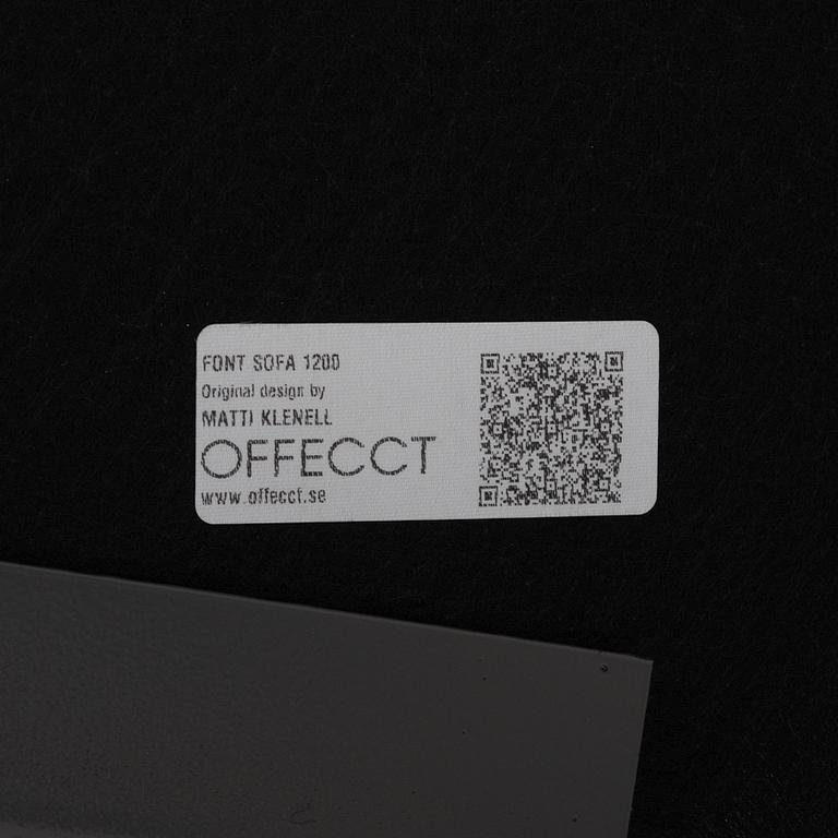 Matti Klenell, a "Font" sofa, Offecct, contemporary.