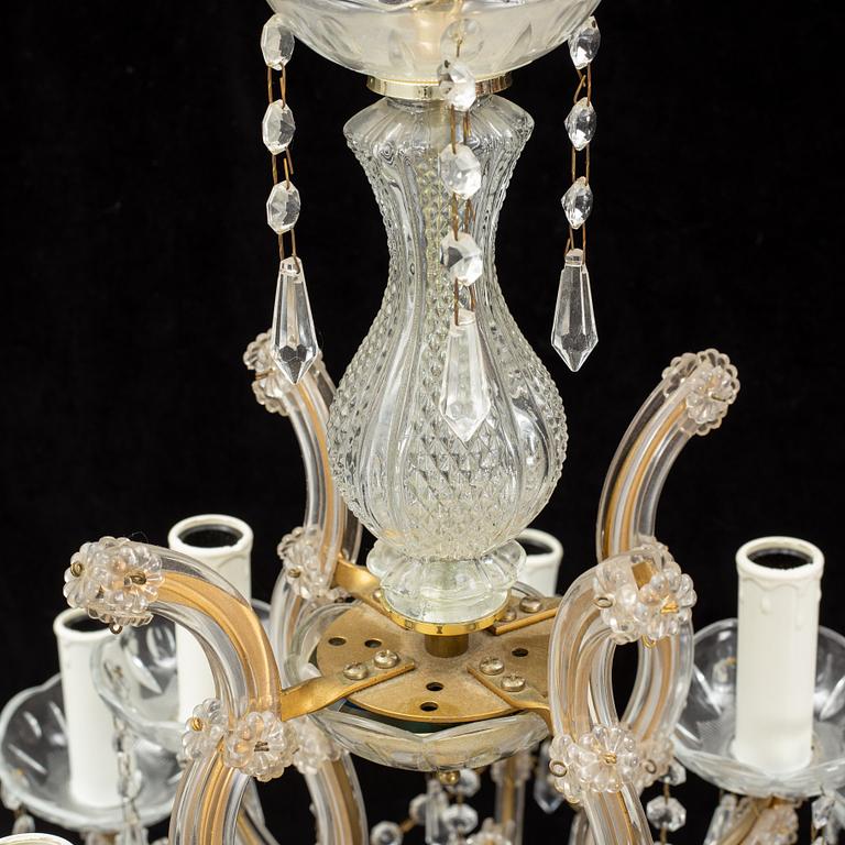 A chandelier from the second half of the 20th Century.