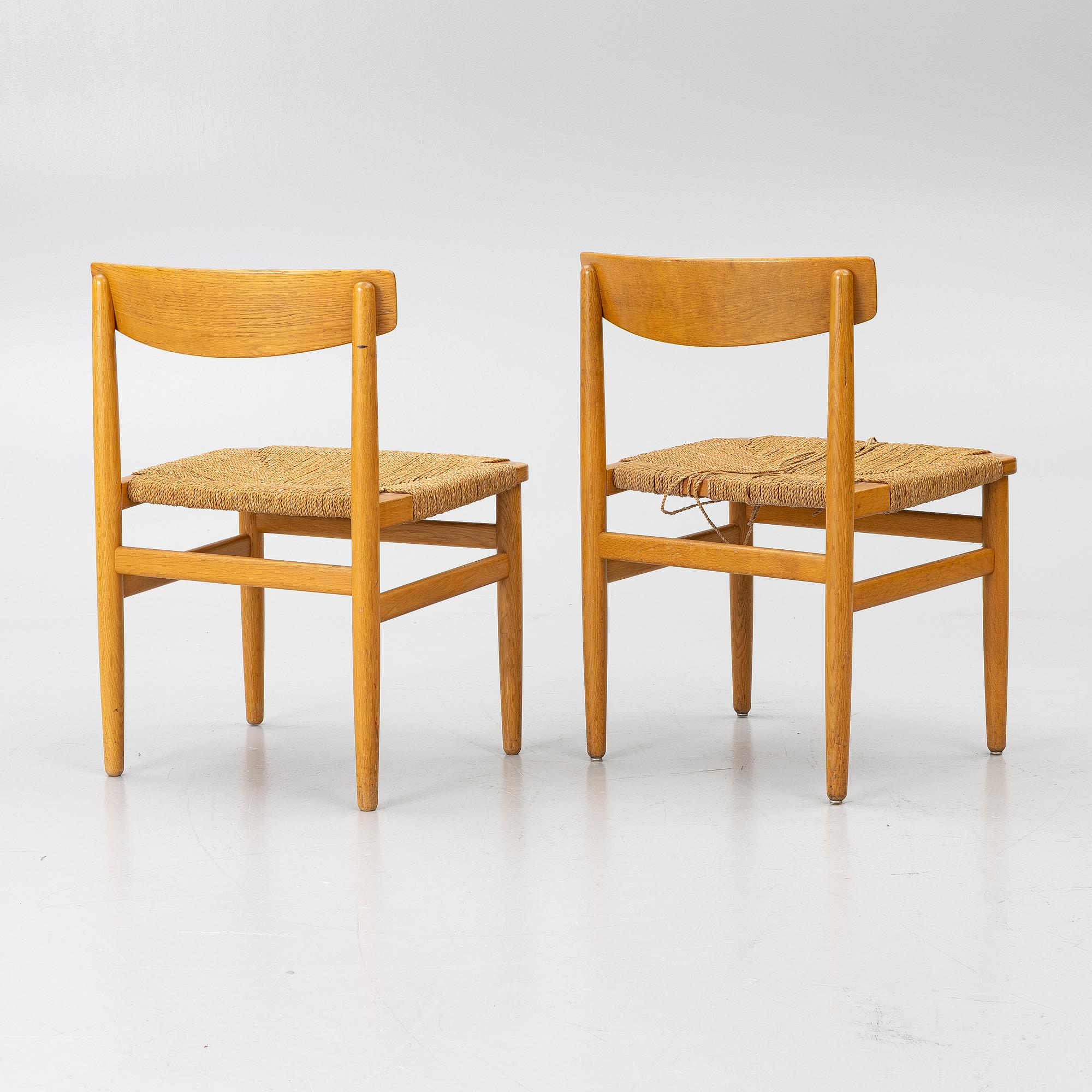 Børge Mogensen, Chairs, a pair, “Öresund”, Karl Andersson & Söner, Bra Bohag.
