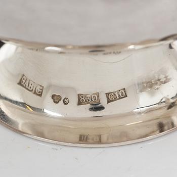 A set of twelve Swedish silver punsch cups, including Ceson, Gothenburg 1989.