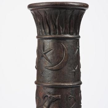 Johannes Dahl, piedestal, "Solvisare", Näfveqvarns bruk, Swedish Grace.
