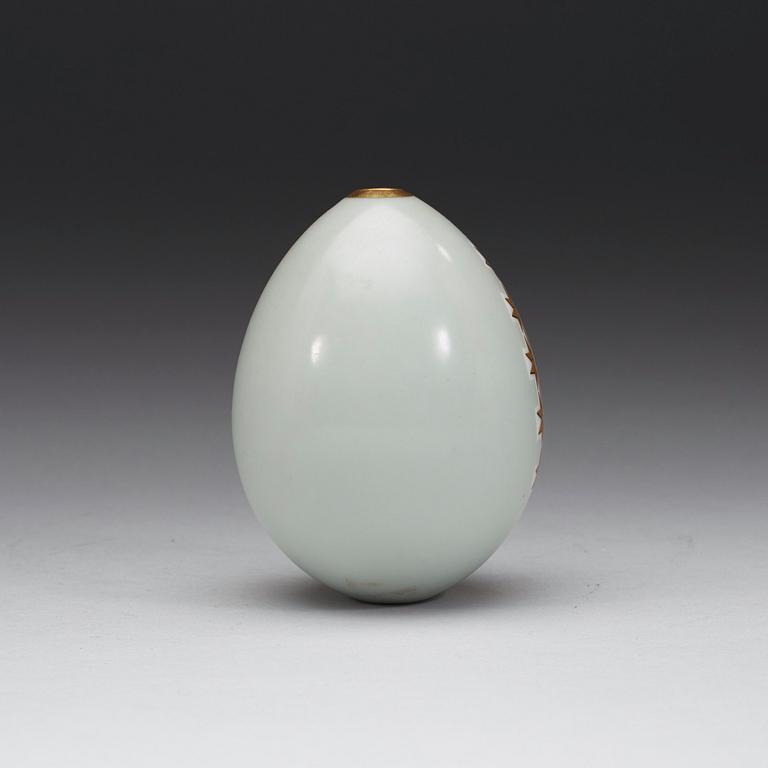 A A Russian egg,  19th Century.