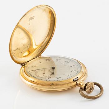 Waltham, pocket watch, hunter, 48.5 mm.