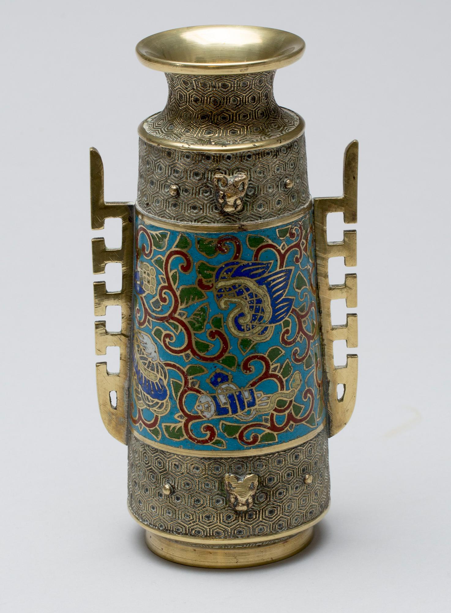 VAS, cloisonné, orientalisk, 1900-tal.