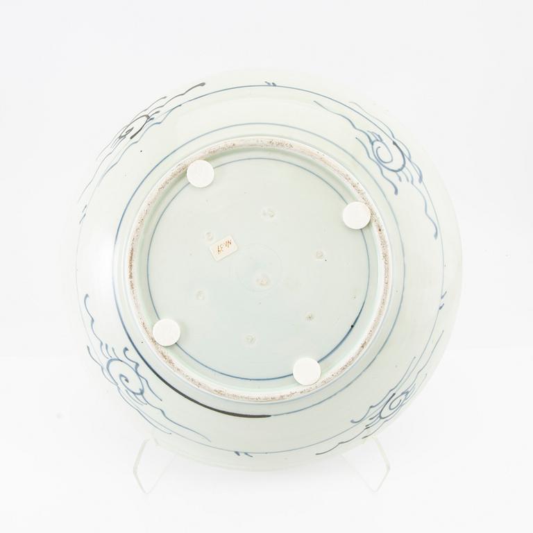 Bowl plate 2 pcs Japan 20th century porcelain.