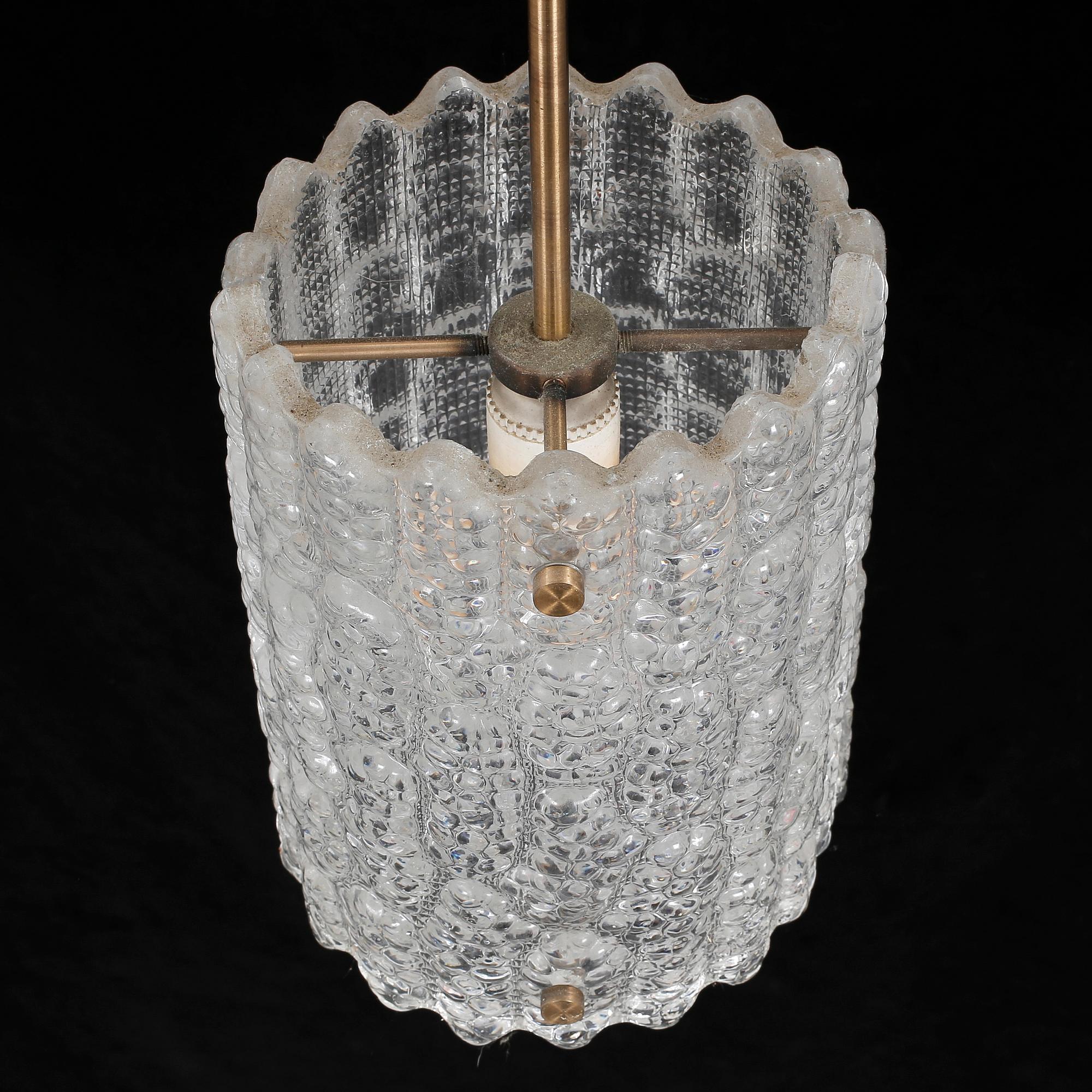 TAKLAMPA, Carl Fagerlund, Orrefors, 1950-60-tal.