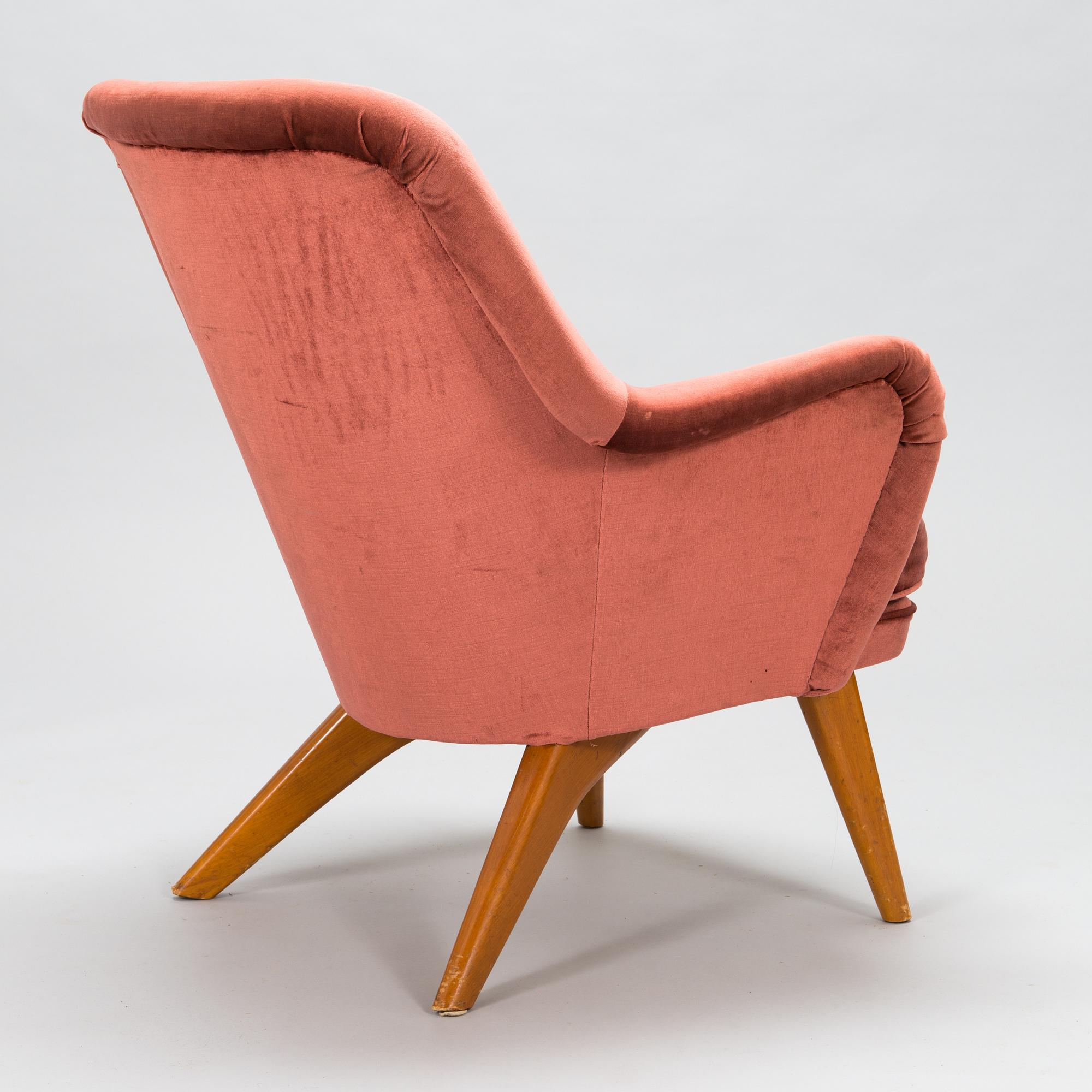 Carl Gustaf Hiort af Ornäs, 1950s 'Pedro' armchair for Puunveisto Oy - Wood work Ltd.