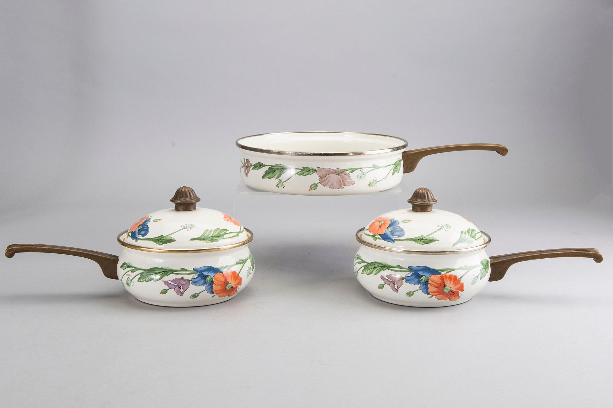 SERVIS, 56 dlr "Amapola" Villeroy & Bosch Tyskland, 1900-talets senare del.