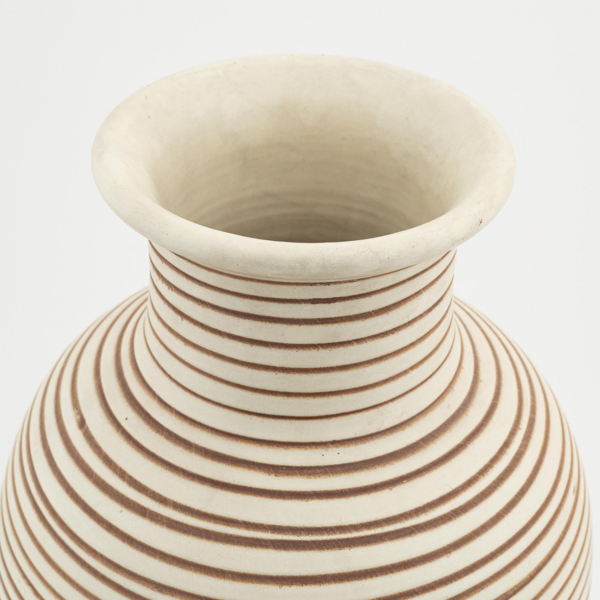 Anna-Lisa Thomson, an earthenware floor vase, Upsala-Ekeby, Sweden.
