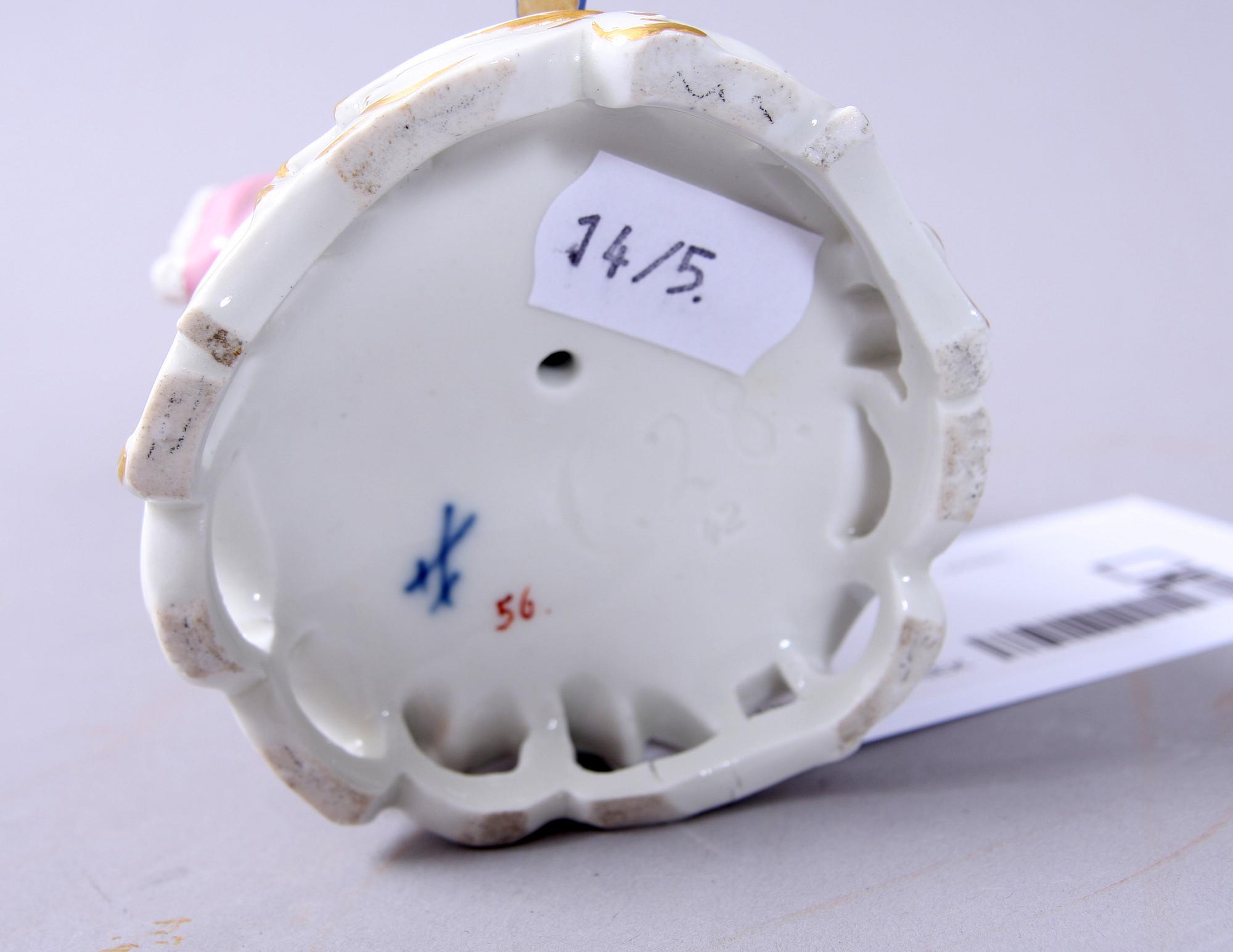 FIGURIN, porslin, Meissen.
