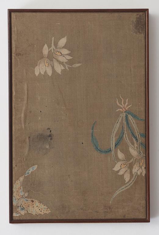 An album with eight landscape paintings, copies after Gu Fang (Gu Ruozhou, active c. 1700), Qing dynasty, 19th Century.