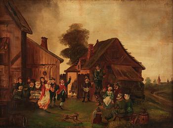 DAVID TENIERS, efter, olja på duk, 1700-tal.