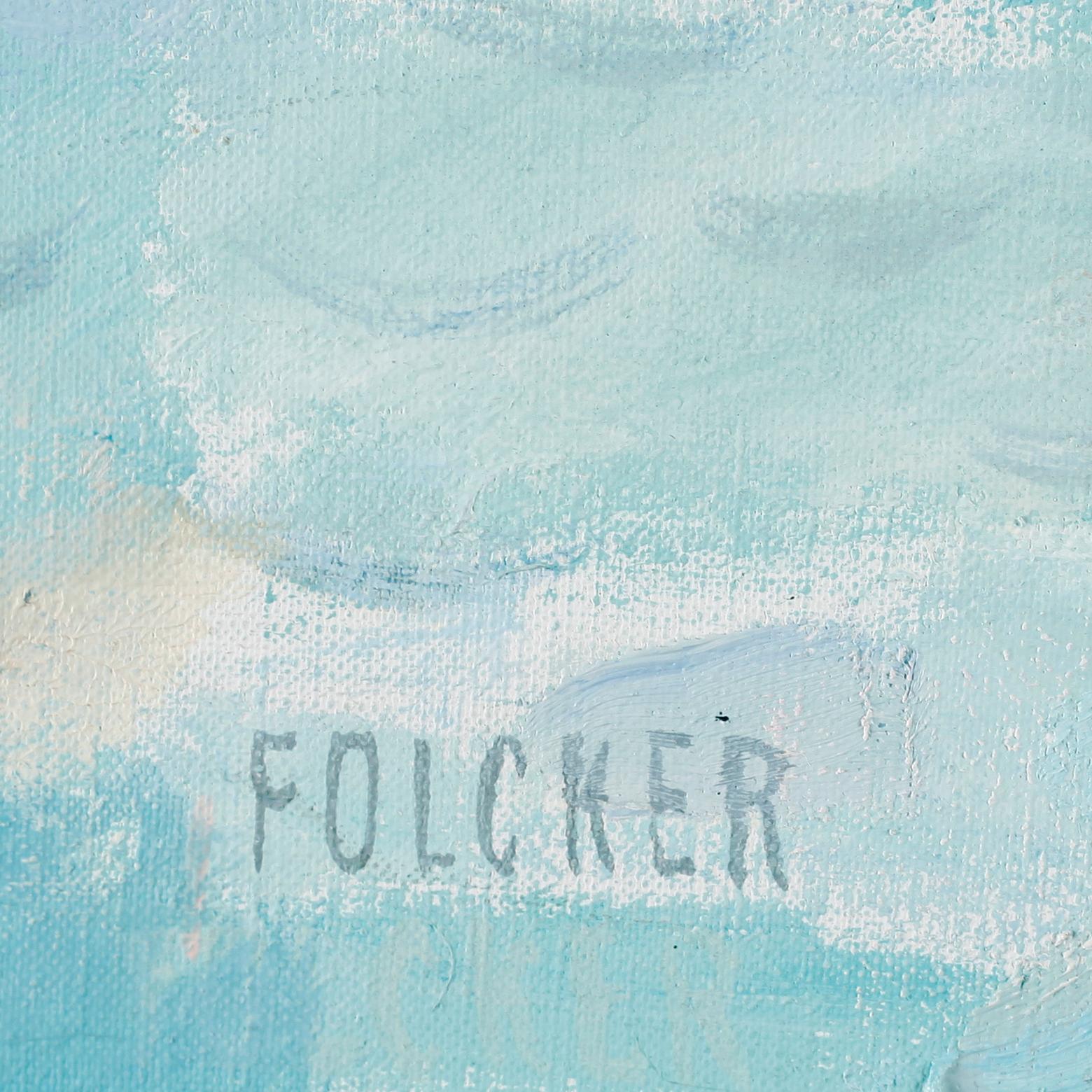 GÖRAN FOLCKER, olja på duk, sign.