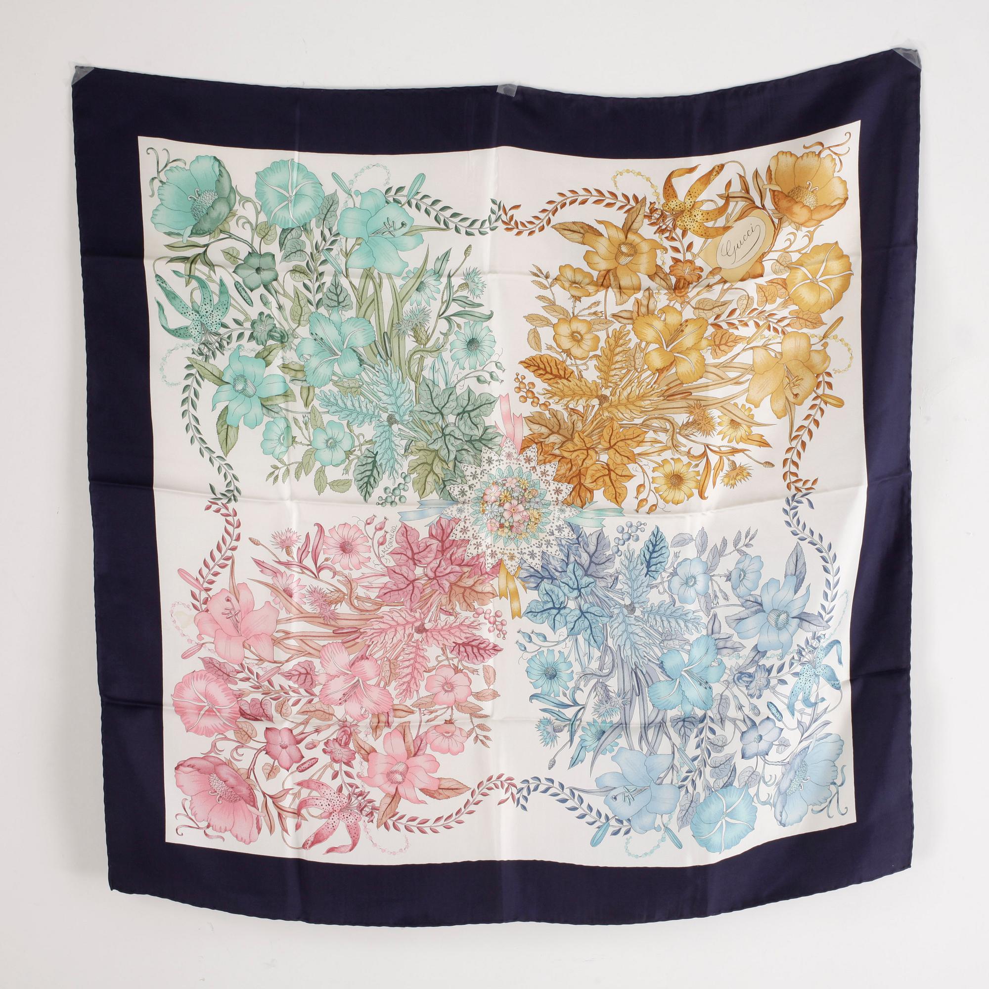 SCARF, siden, Vittorio Accornero, Gucci.