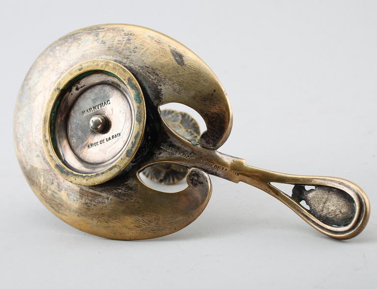 NATTLJUSSTAKE, mässing, Marnyhag, 1800-talets andra hälft.