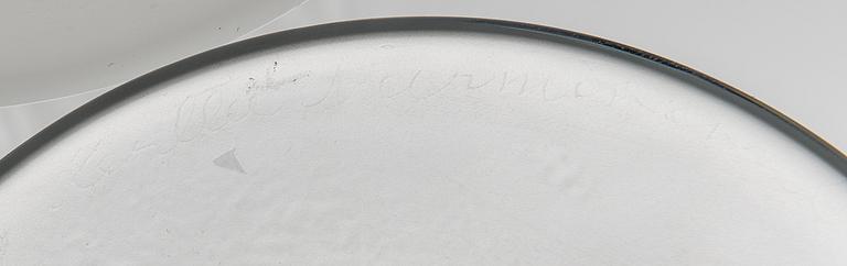 KERTTU NURMINEN, A GLASS SCULPTURE, signed Kerttu Nurminen Nuutajärvi Notsjö 1991.