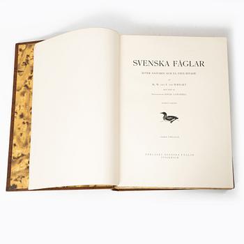 The Wright Brothers, book work, 3 volumes, "Swedish Birds", A. Börtzells tryckeri AB, Ivar Baarsen, Stockholm, 1927-1929.