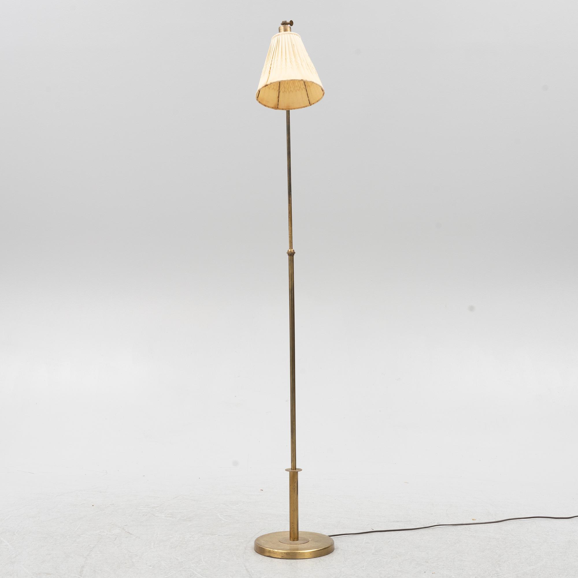Scandinavian Modern, Floor lamp, 1940s.