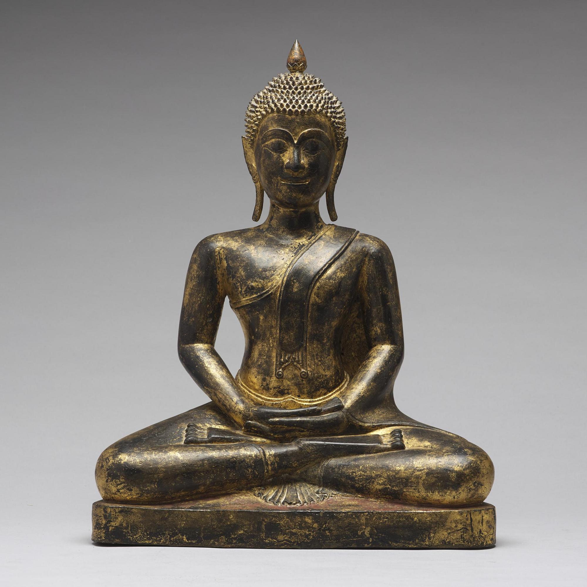 BUDDHA, brons. Thailand, 1900-tal.