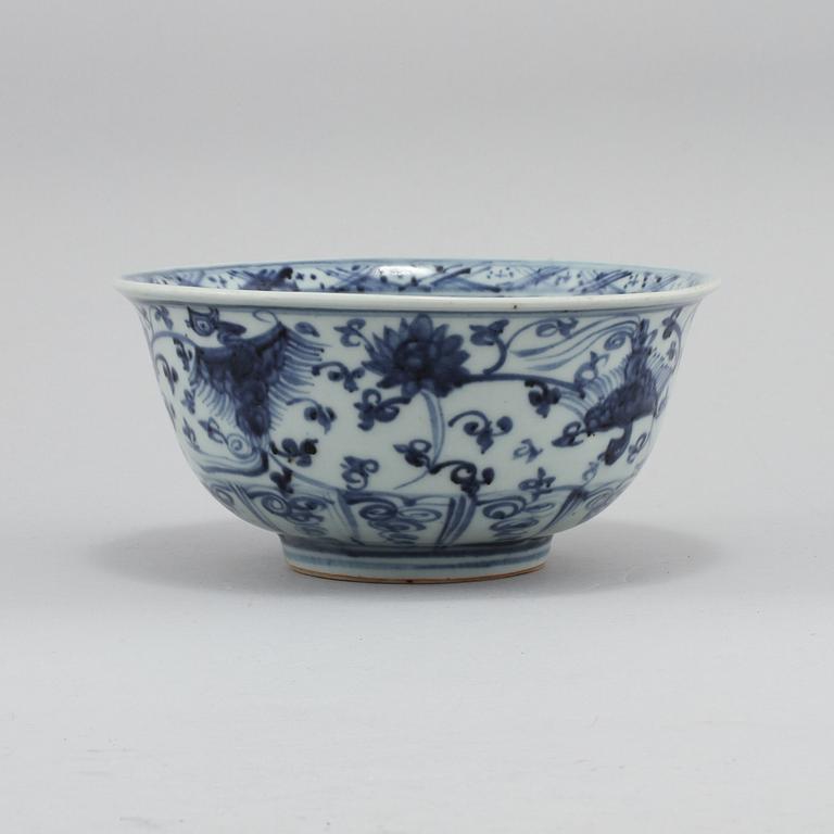 SKÅL, porslin, Kina, Ming dynastin.