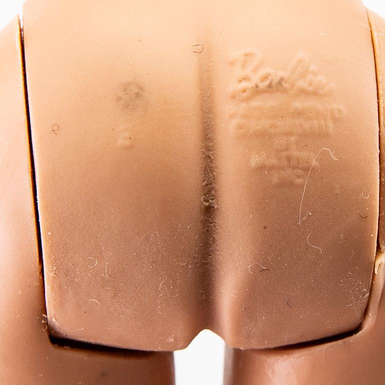 Barbie and Ken, dolls 2 pcs. and clothes, vintage, "No. 4, Ponytail" Mattel 1960, Ken Mattel 1963/64.