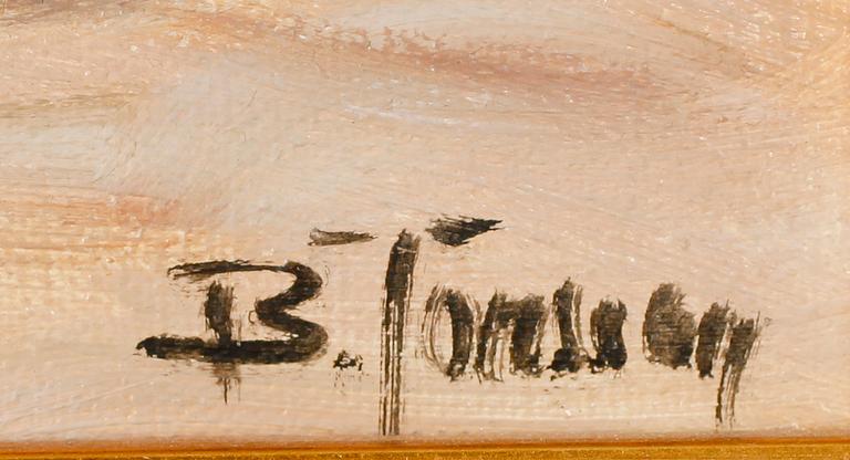 BROR JÖNSSON , olja på duk, signerad.