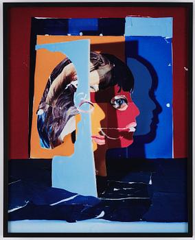 Daniel Gordon, "Portrait in Ruby and Blue, 2012".