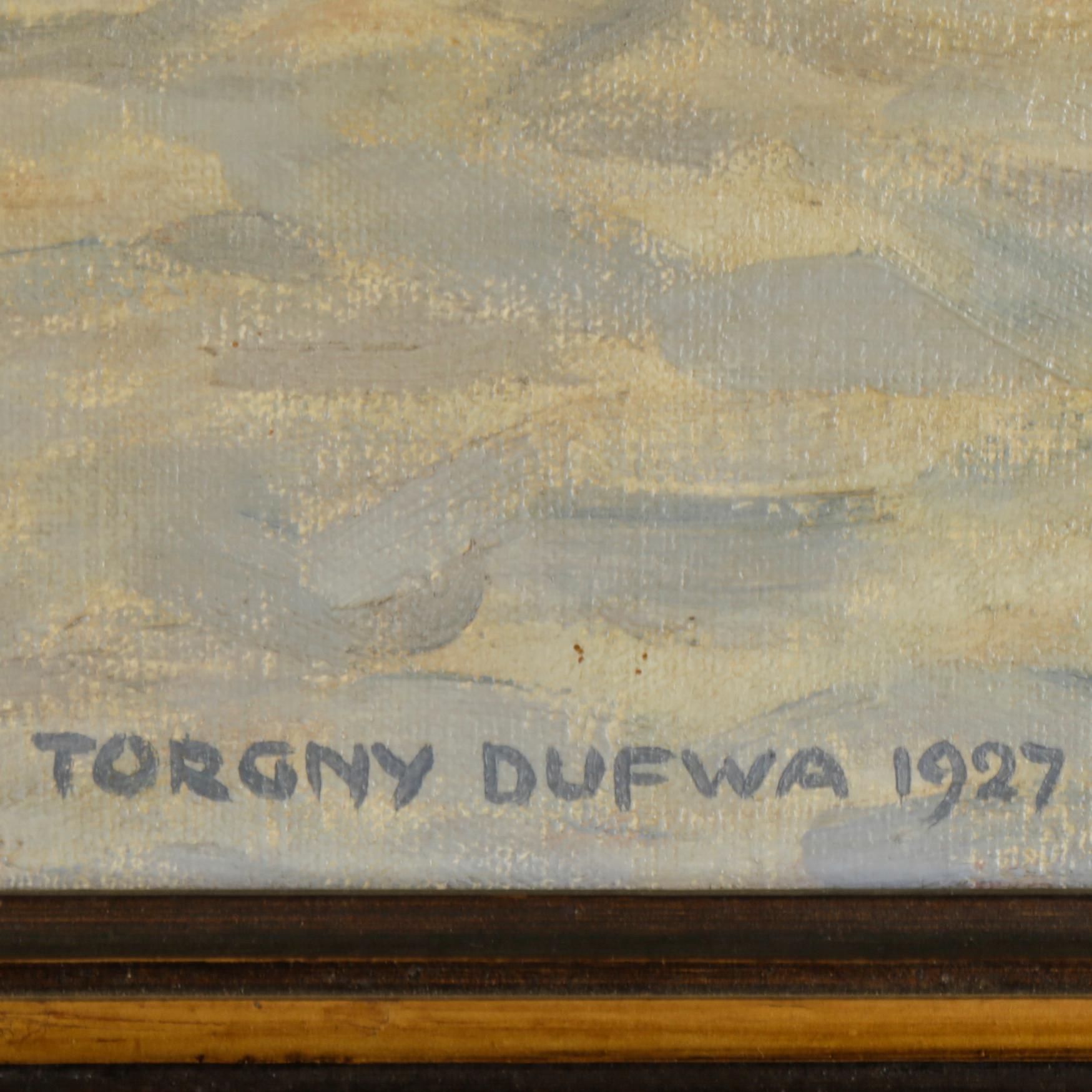 TORGNY DUFWA, olja på duk, signerad och daterad 1927.