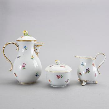 A 12 pcs Mesissen porcelain service.