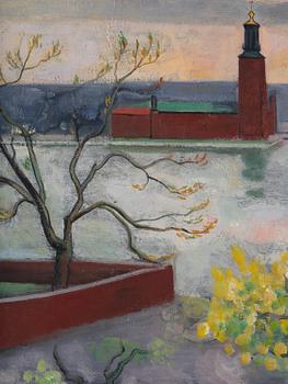 Einar Jolin, View of Stockholm City Hall.