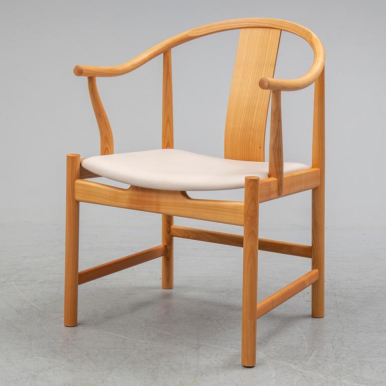 HANS J WEGNER, karmstol, "PP56" Kinastolen, PP Møbler, Danmark.