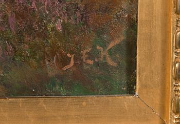 Johan Elis Kortman, Forest view at the shore.