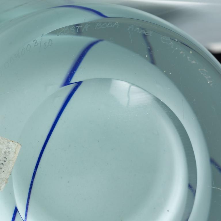 Anna Ehrner, vas, glas, "Springtime No 8", ed. 1/20, Kosta Boda.