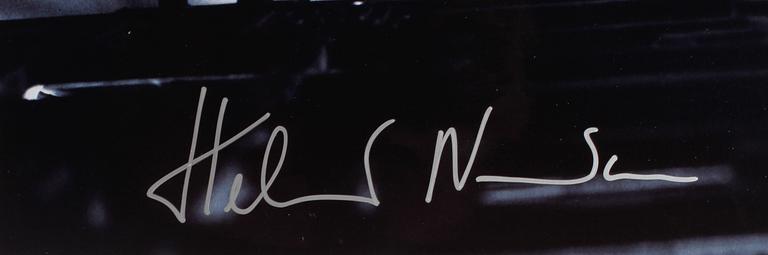 AUTOGRAFBILD, signerad Helmut Newton, 2000-tal.