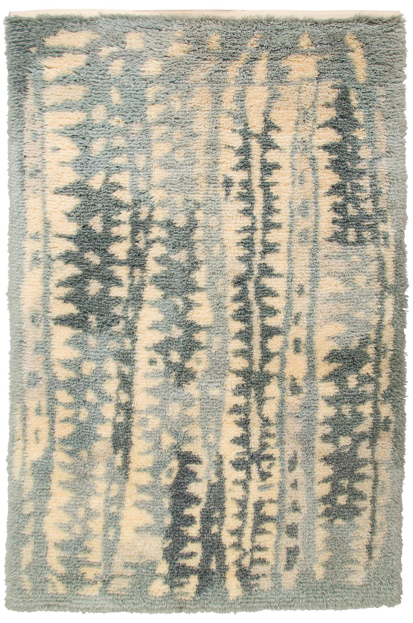 Kirsti Ilvessalo, A finnish long pile rya rug,  Milky Way', model for The Friends of Finnish Handicraft. Circa 225 x 145.
