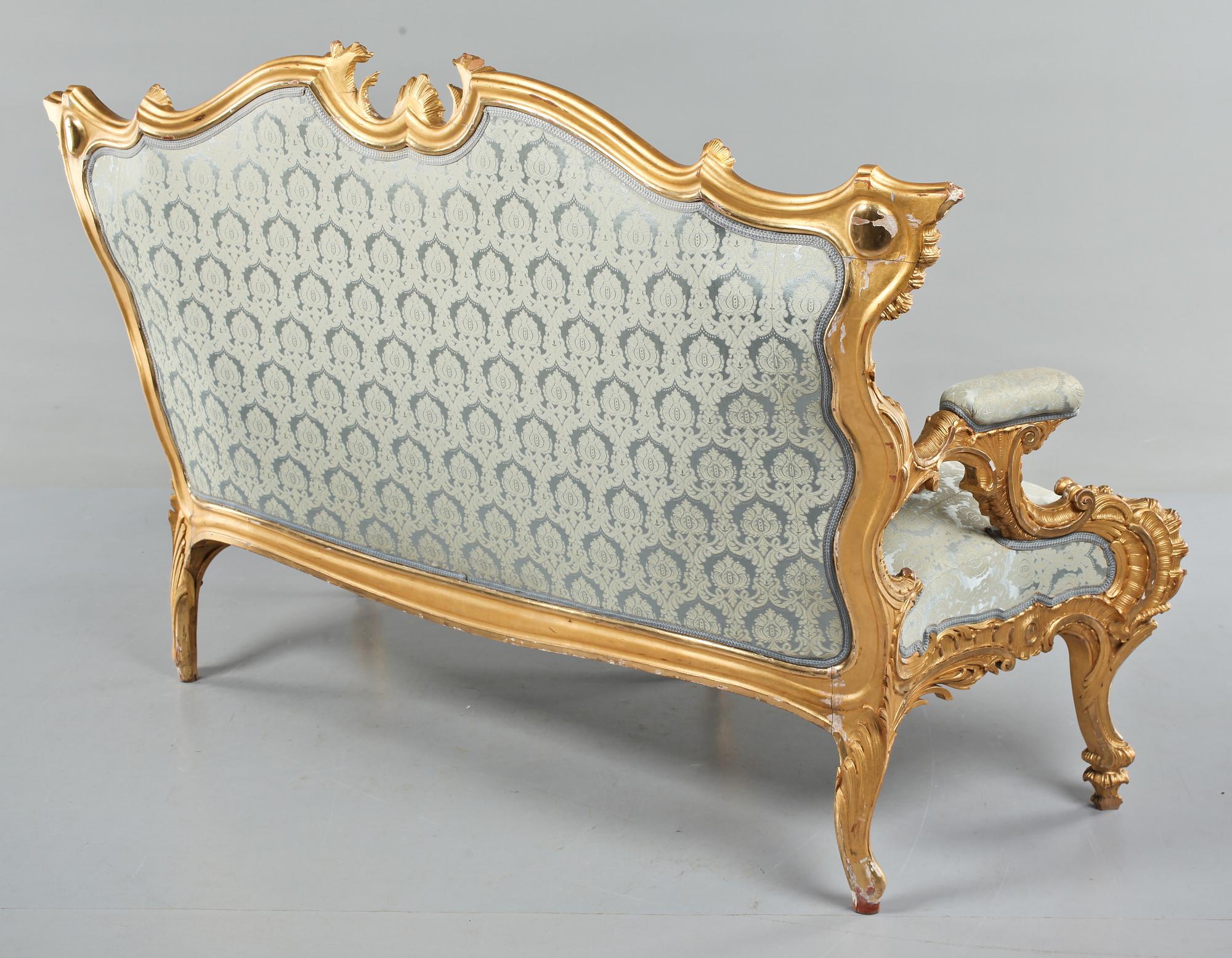 SOFFA, Louis XV-stil, 1900-talets första hälft.
