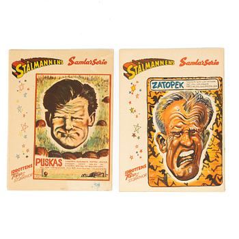Comic books, 15, "Stålmannen", assorted years and issues, including 1953.