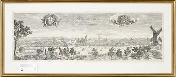 Adam Perelle · ADAM PERELLE, efter, kopparstick, ur "Suecia Antiqua et Hodierna", 1700-tal.