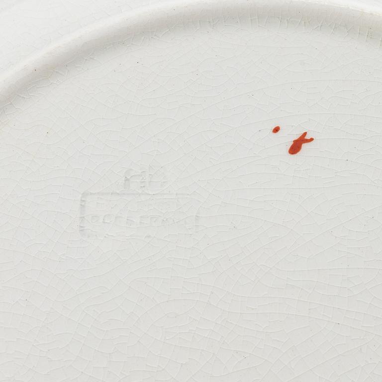 An eleven-piece crayfish service, Rörstrand, early 20th century.