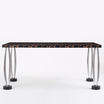 Ettore Sottsass, a "City" dining table, Memphis, Italy, post 1983.